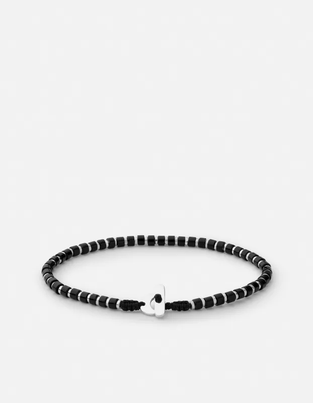 Kato Onyx Bracelet, Sterling Silver sold by Miansai