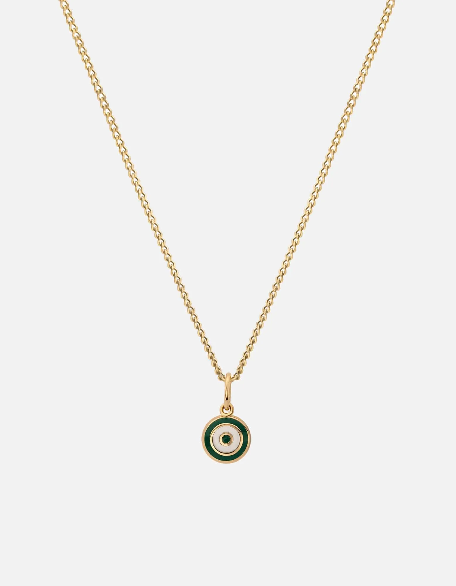 Ojos Necklace, Gold Vermeil/Green sold by Miansai