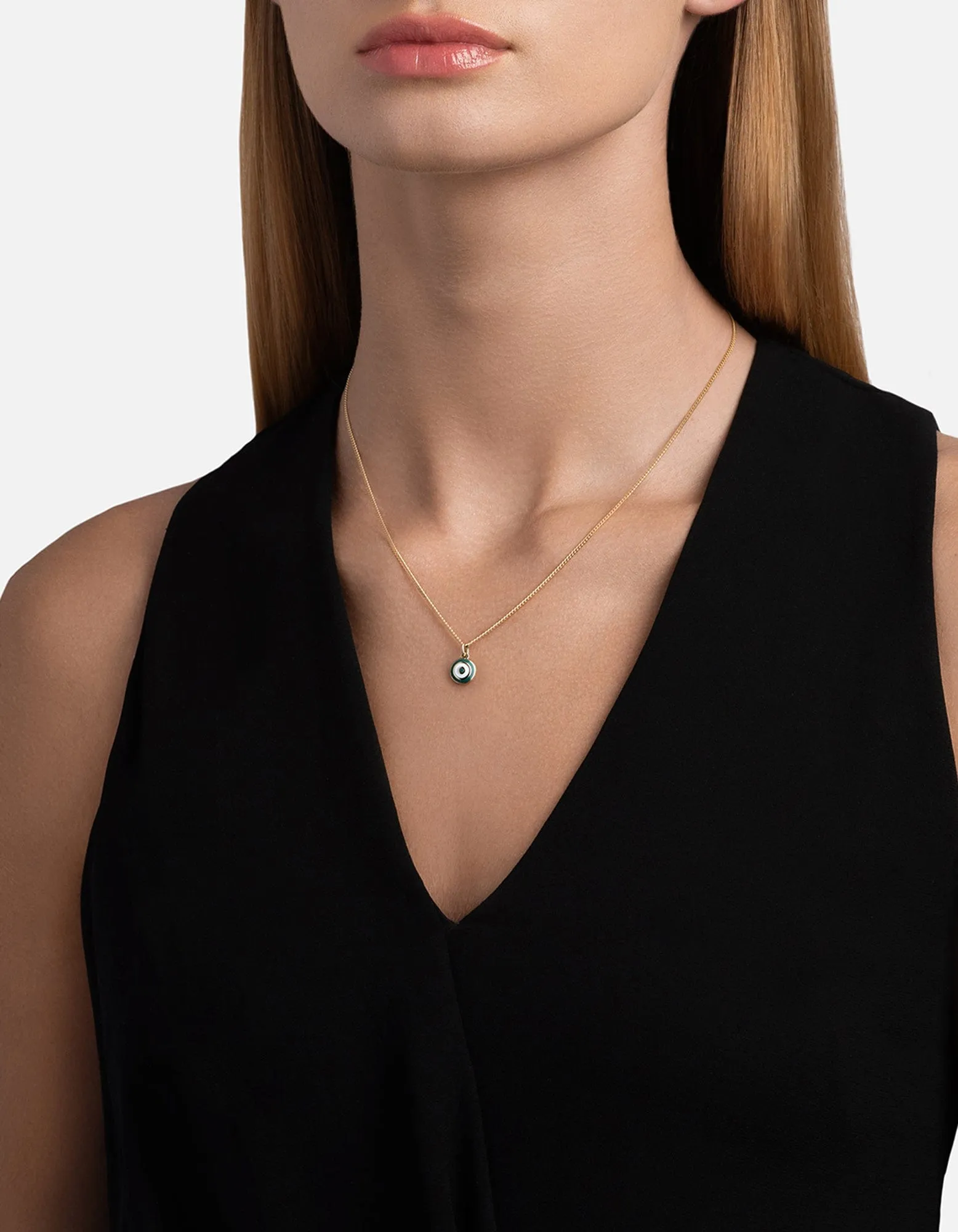 Ojos Necklace, Gold Vermeil/Green sold by Miansai product image thumbnail 3