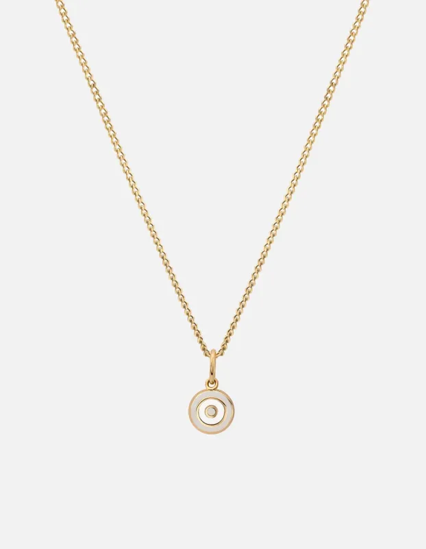 Ojos Necklace, Gold Vermeil/Linen sold by Miansai