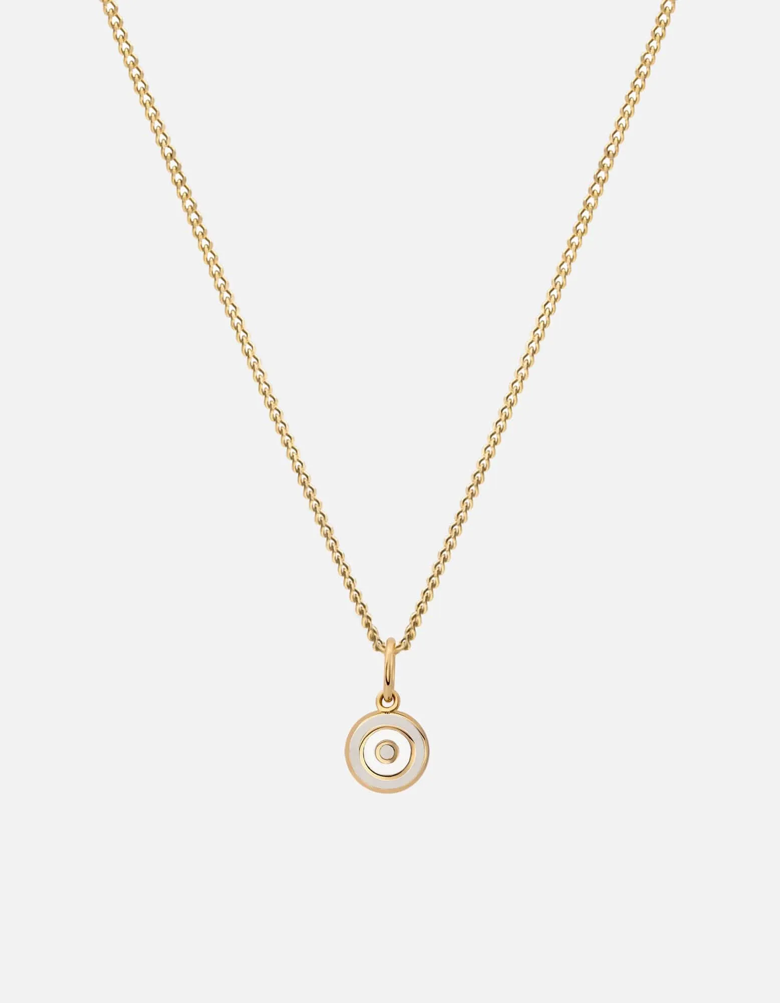 Ojos Necklace, Gold Vermeil/Linen sold by Miansai