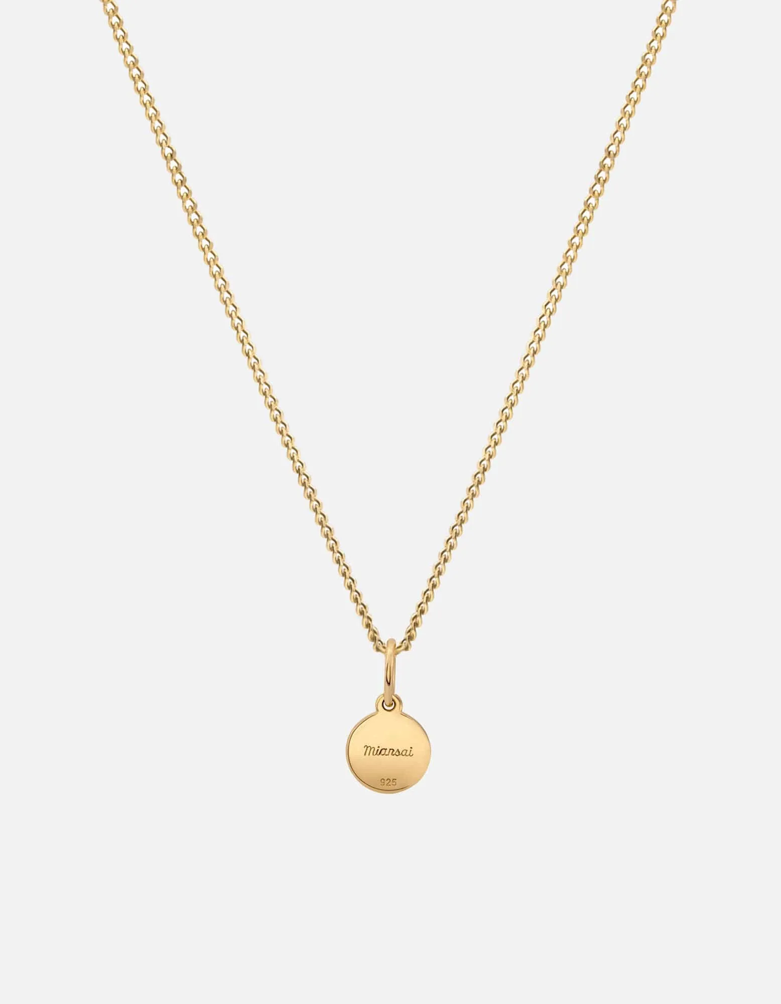 Ojos Necklace, Gold Vermeil/Linen sold by Miansai product image thumbnail 2