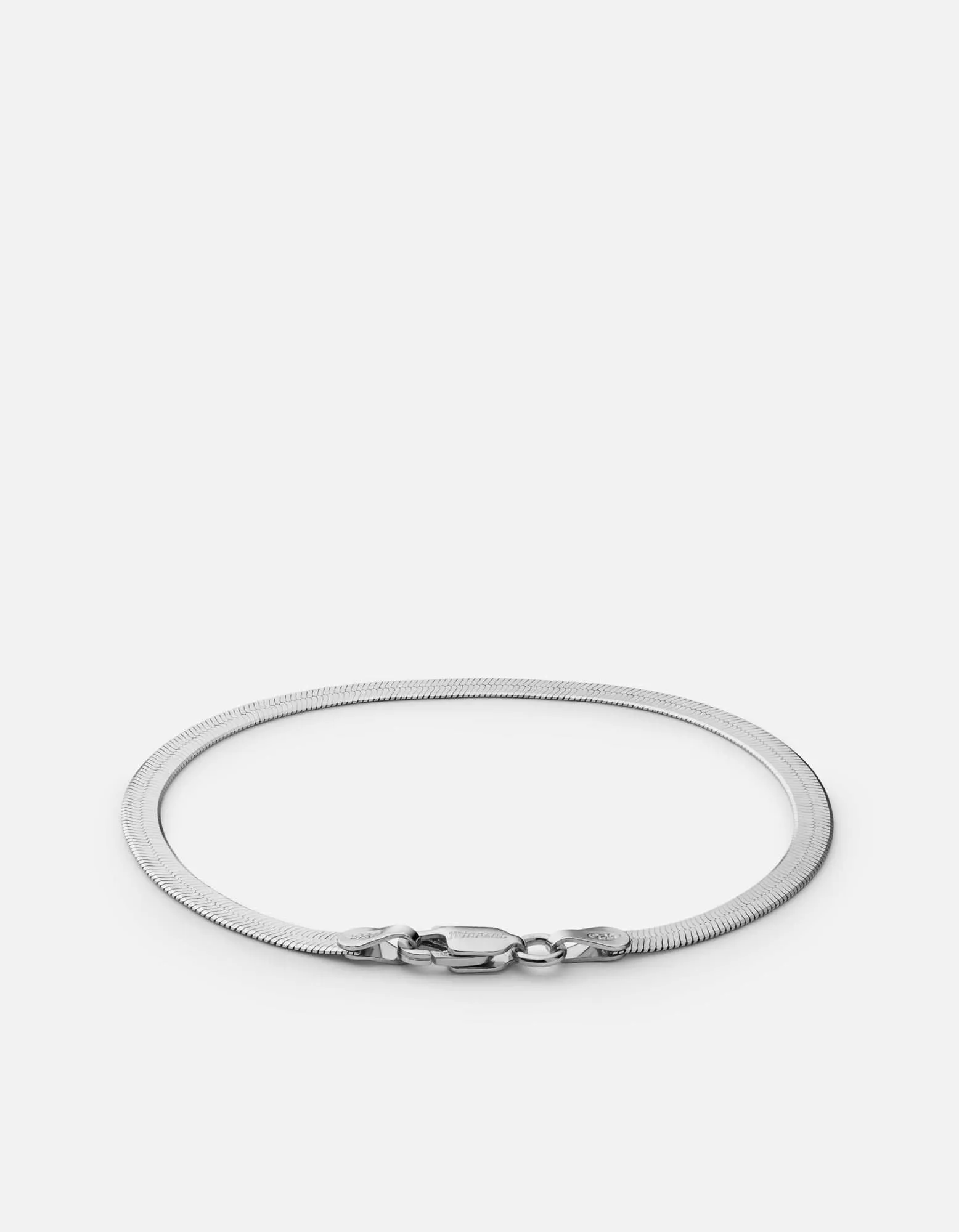 3mm Herringbone Bracelet, Sterling Silver sold by Miansai product image thumbnail 2