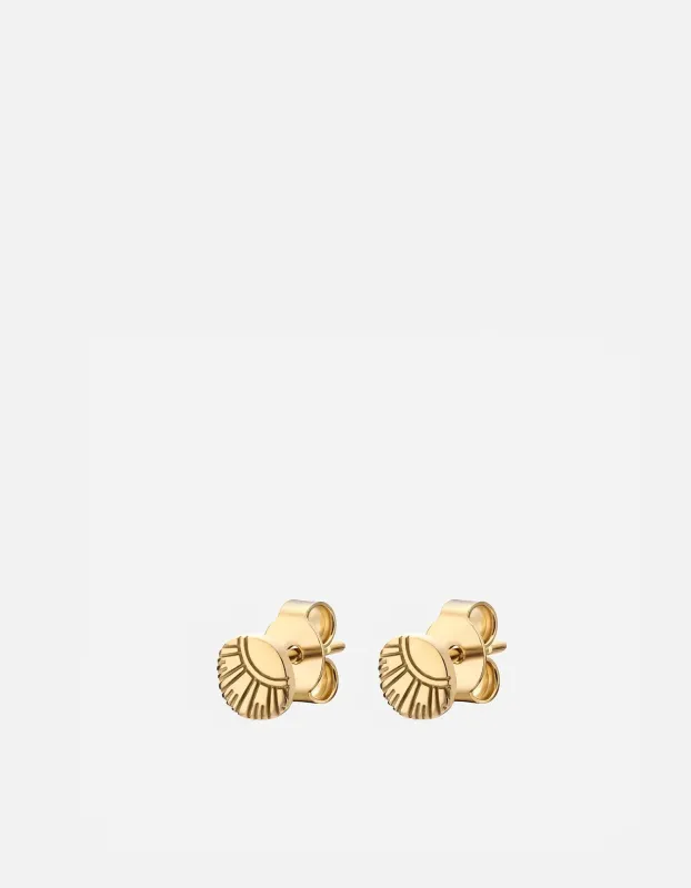 Meridian Stud Earrings, Gold Vermeil sold by Miansai