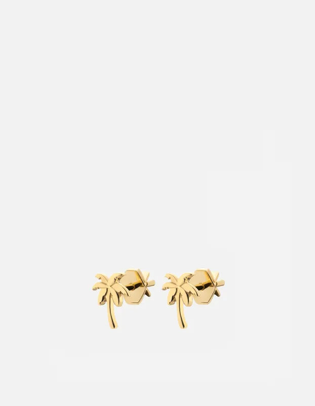 Palm Stud Earrings, Gold Vermeil sold by Miansai
