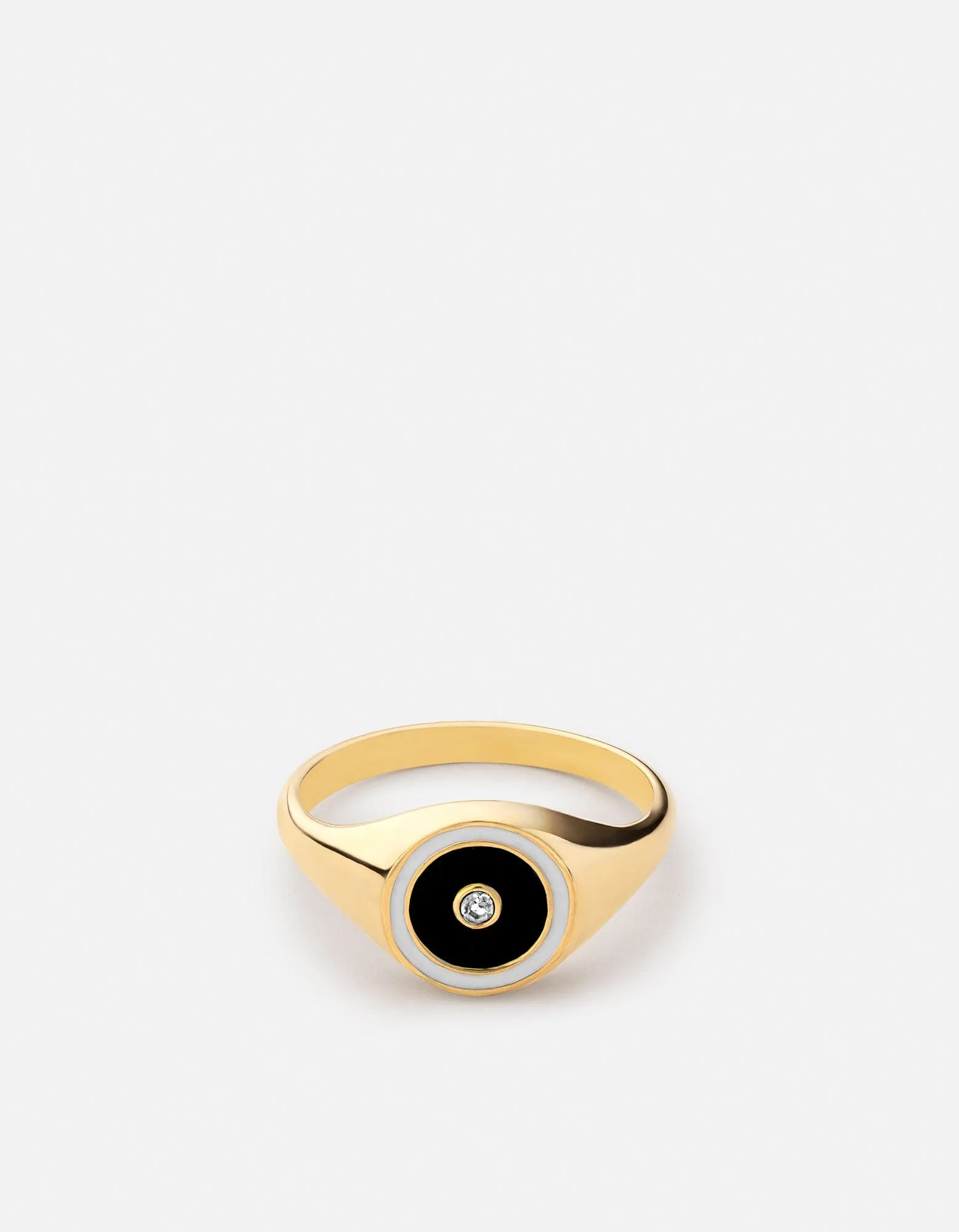 Opus Sapphire Ring, Gold Vermeil/Black sold by Miansai