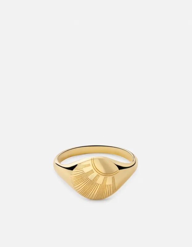 Meridian Ring, Gold Vermeil made by Miansai