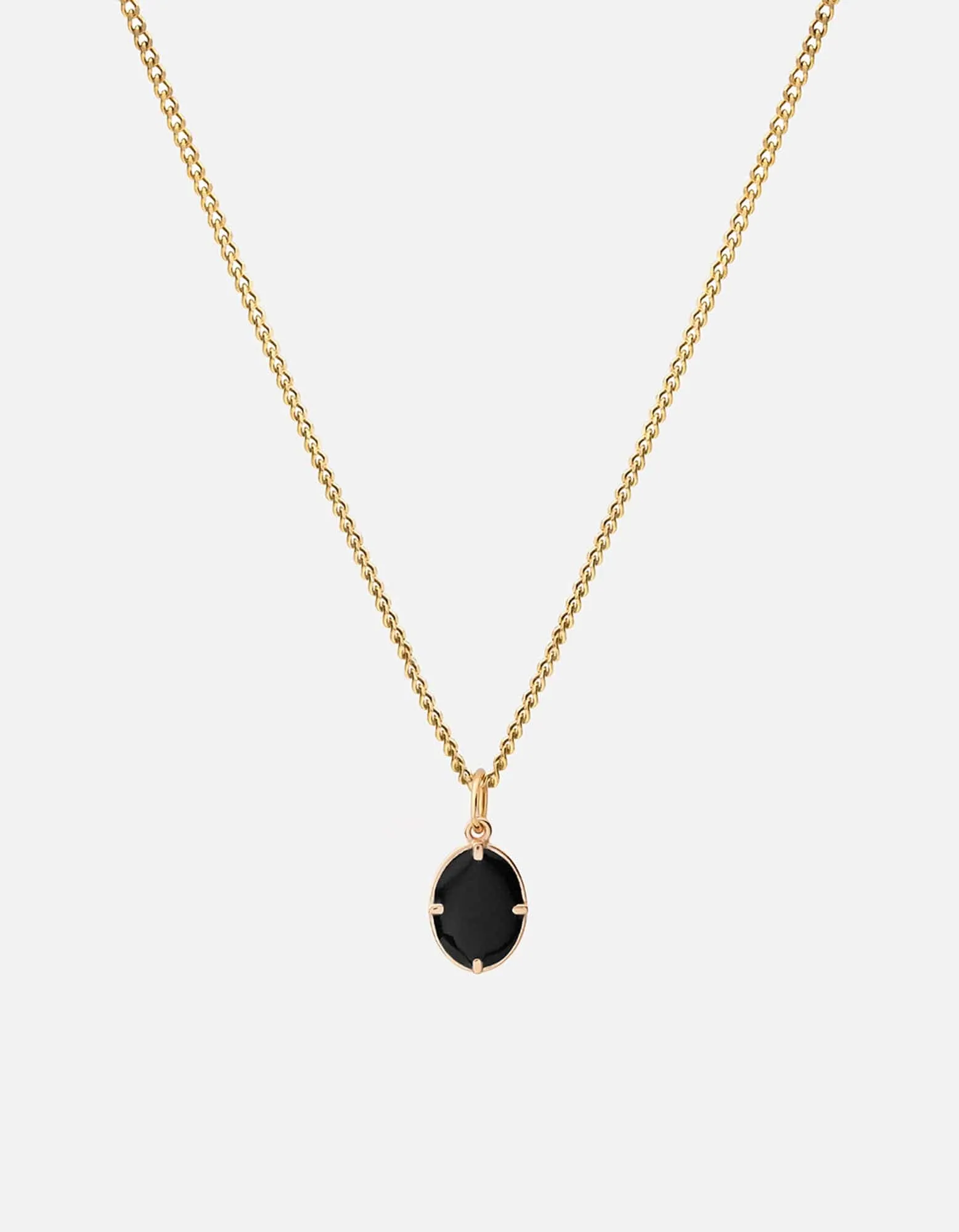 Portal Pendant Necklace, Gold Vermeil/Black sold by Miansai