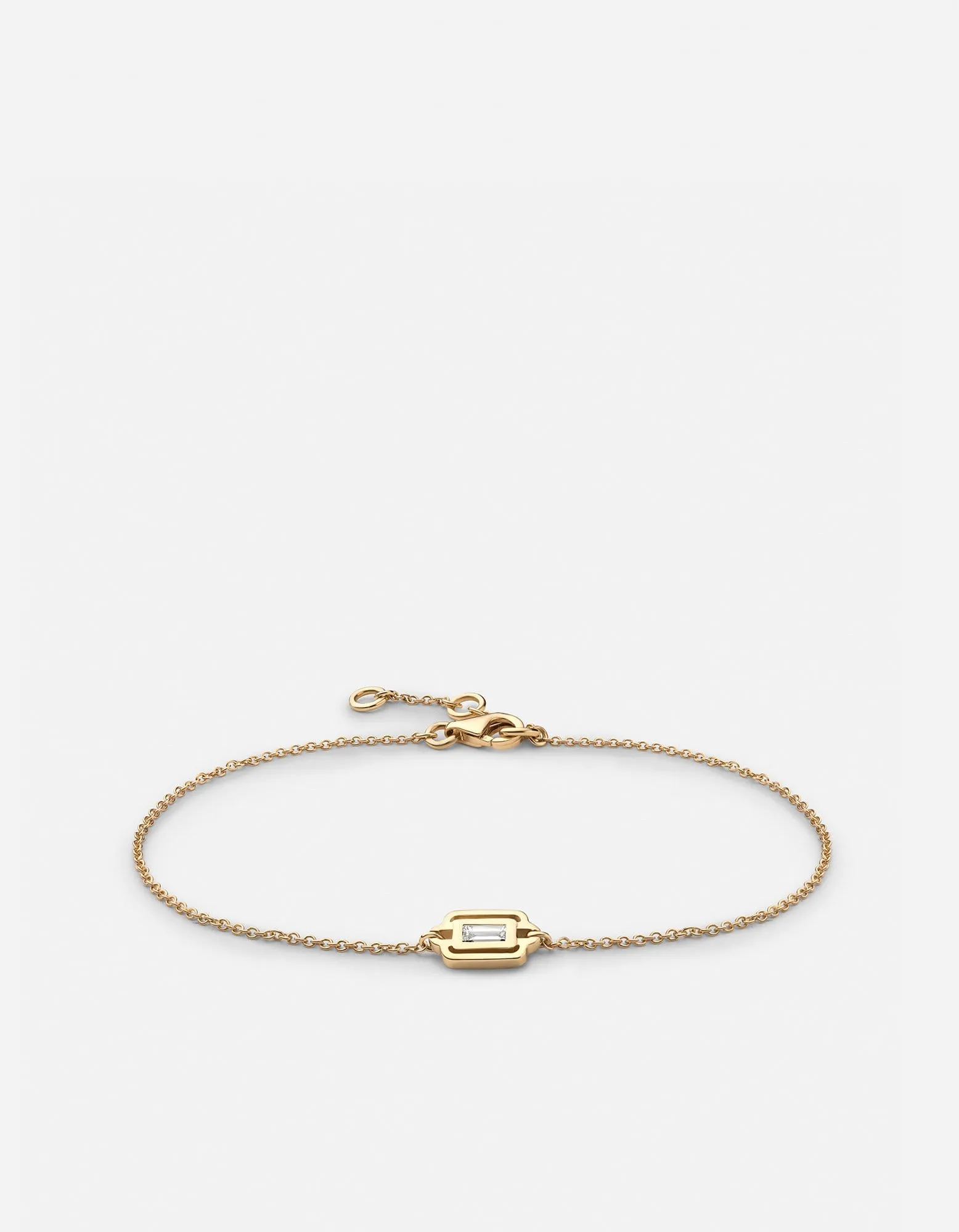 Luna Bracelet, 14k Gold Baguette Pavé sold by Miansai