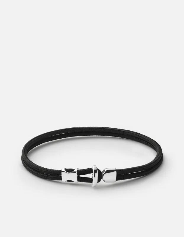Orson Loop Bungee Rope Bracelet, Sterling Silver sold by Miansai