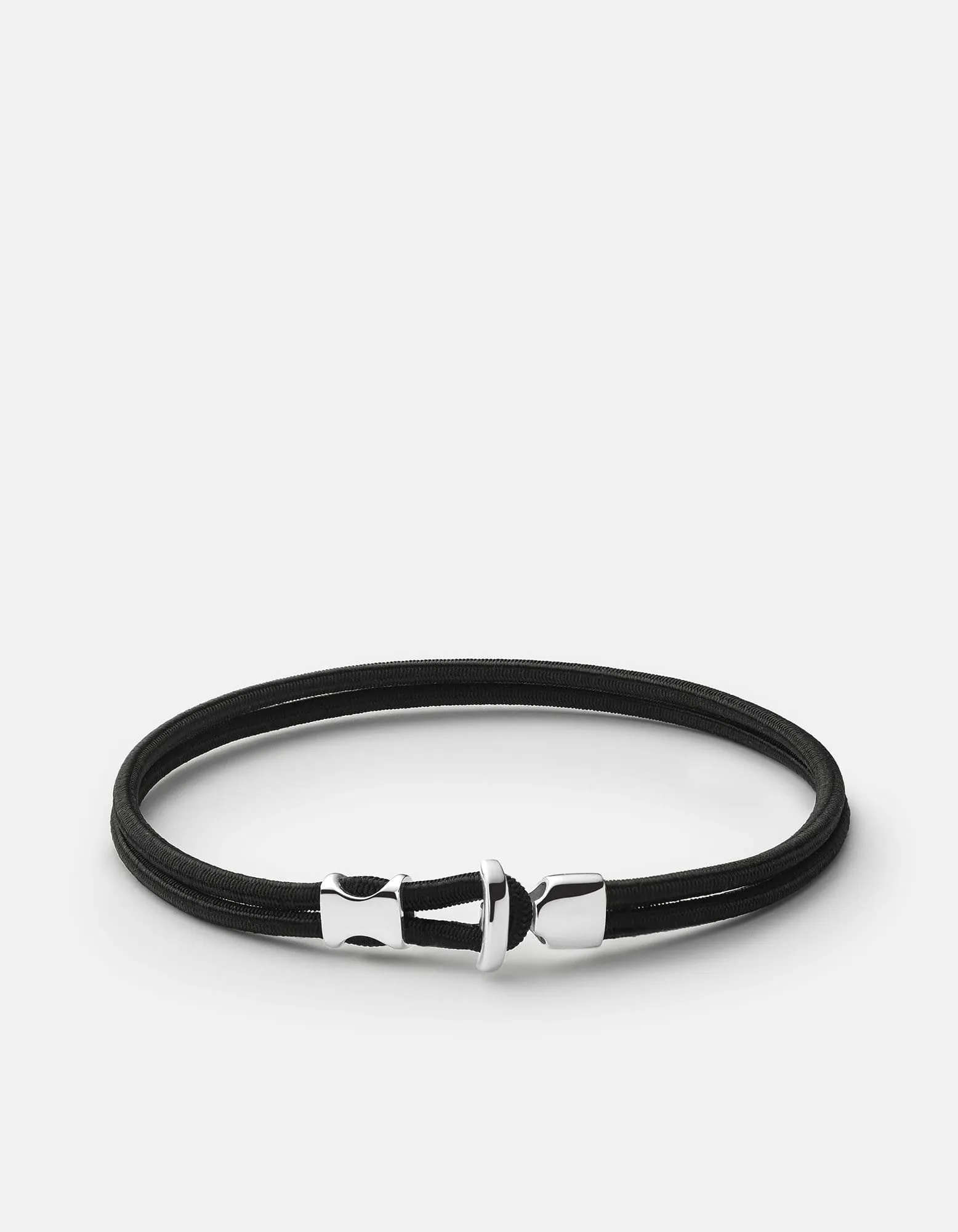 Orson Loop Bungee Rope Bracelet, Sterling Silver sold by Miansai