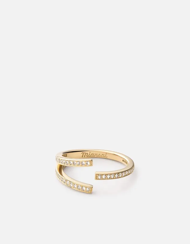 Orbit Ring, Gold Vermeil/Sapphire sold by Miansai