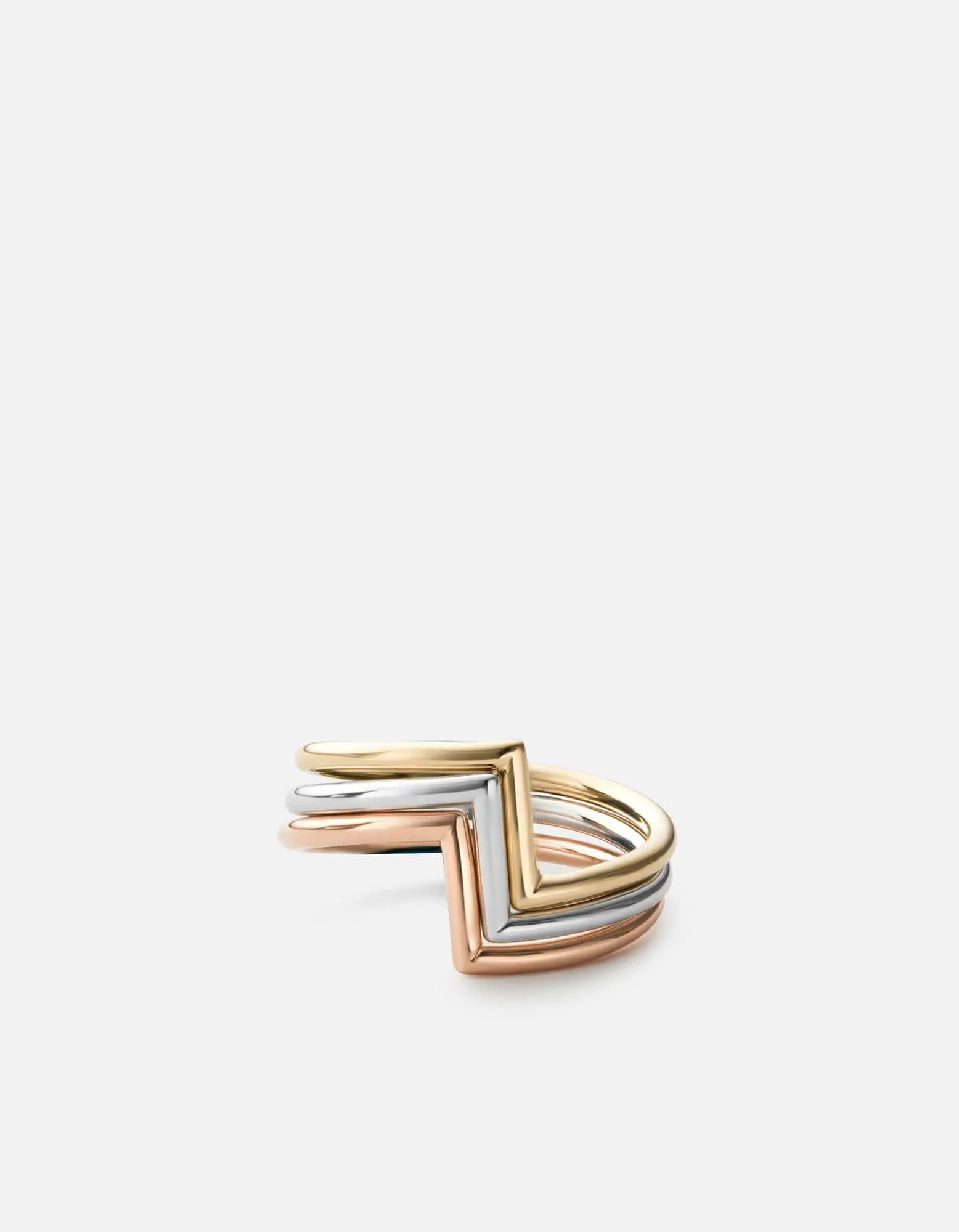 Arch Ring Set, Silver/Rose/Gold sold by Miansai