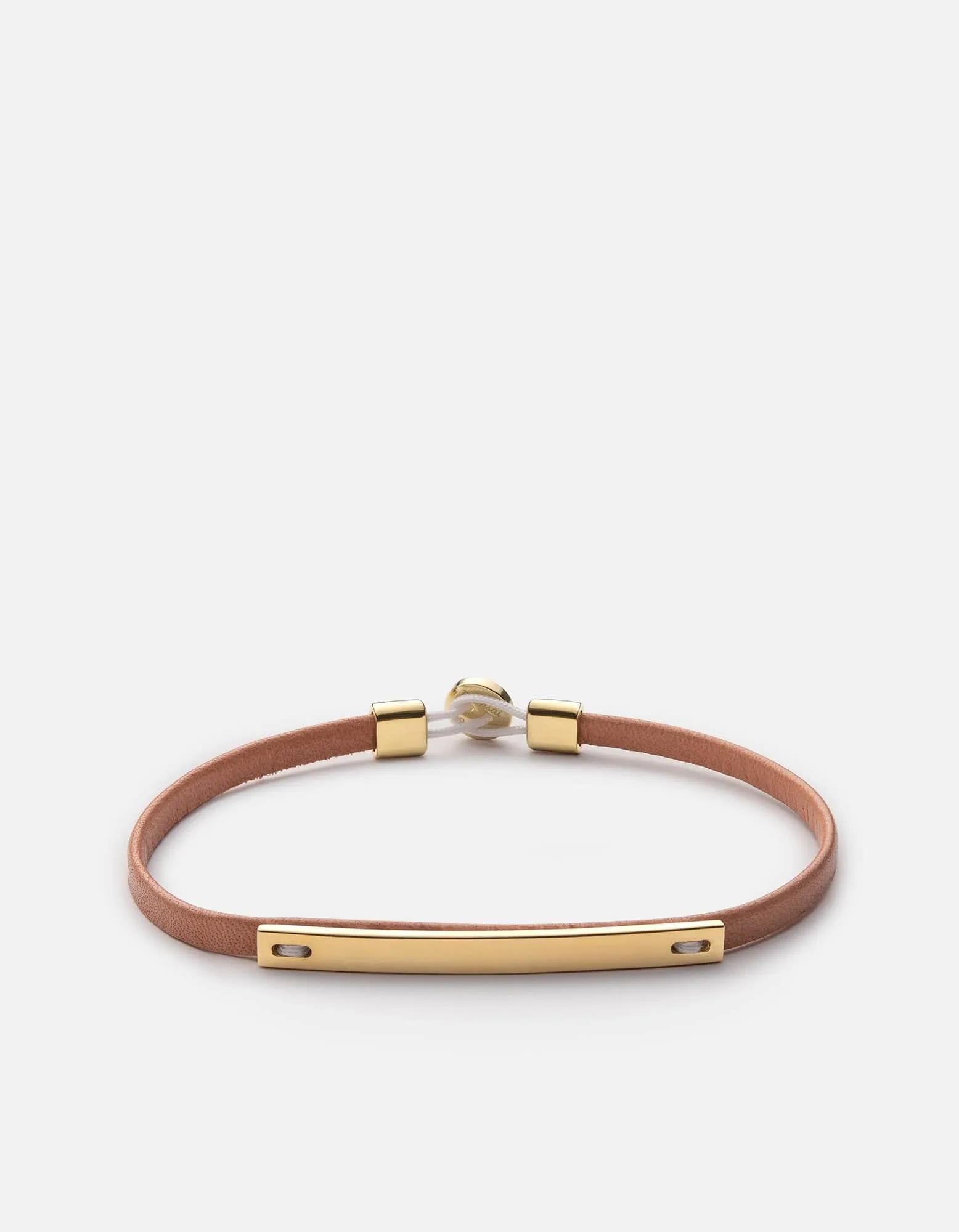 Nexus ID Leather Bracelet, Gold Vermeil sold by Miansai product image thumbnail 5