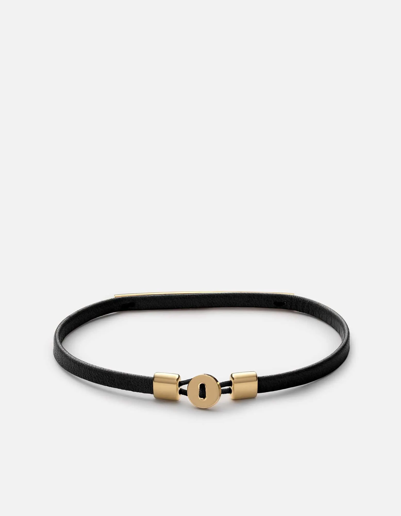 Nexus ID Leather Bracelet, Gold Vermeil sold by Miansai product image thumbnail 2