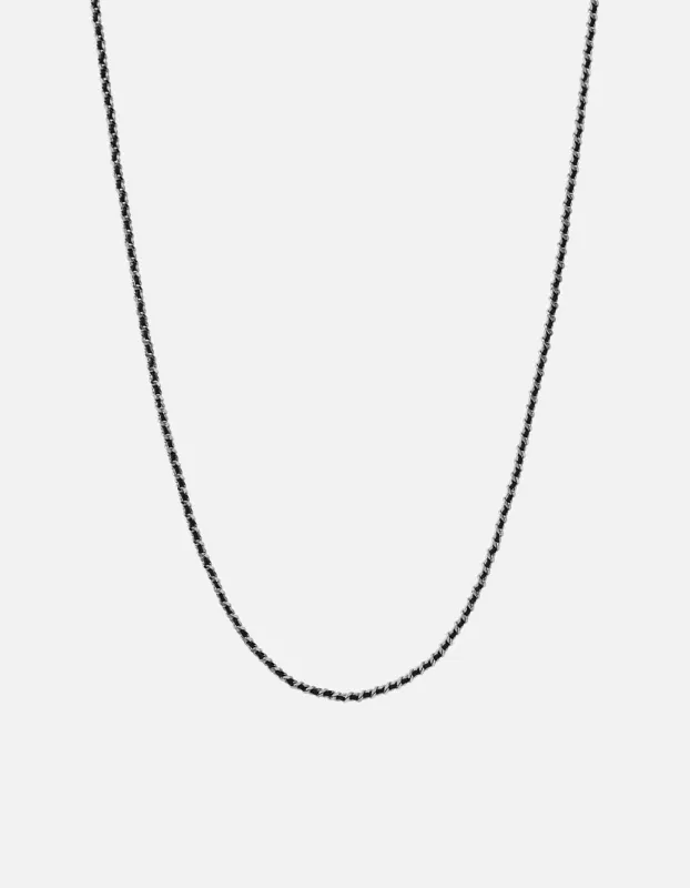 2mm Woven Chain Necklace, Sterling Silver sold by Miansai