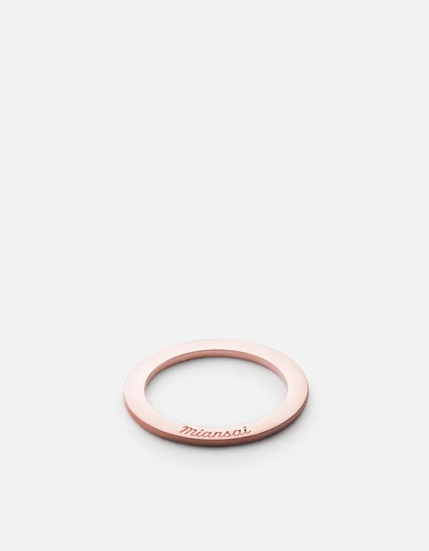 Washer Ring, Rose Plated sold by Miansai