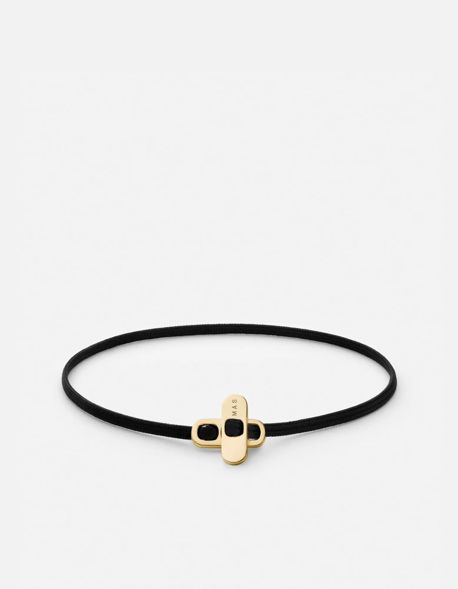 Metric 2.5mm Rope Bracelet, Gold Vermeil/Black sold by Miansai product image thumbnail 3