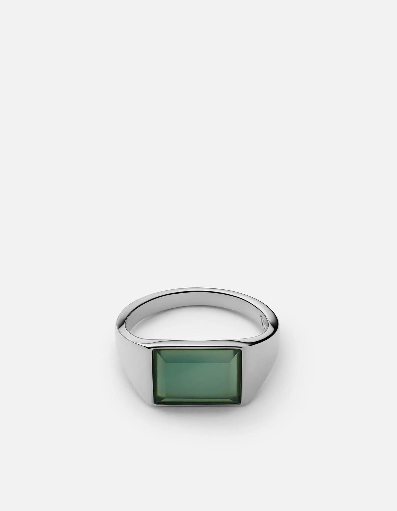 Lennox Light Jasper Ring, Sterling Silver sold by Miansai