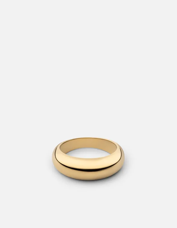 Vivi Dome Ring, Gold Vermeil made by Miansai