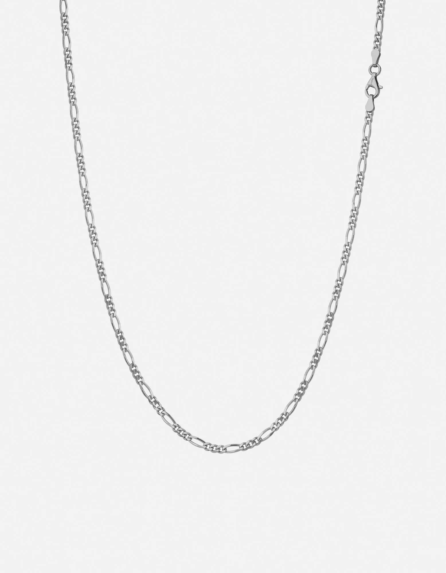 3mm Figaro Chain Necklace, Sterling Silver sold by Miansai product image thumbnail 2