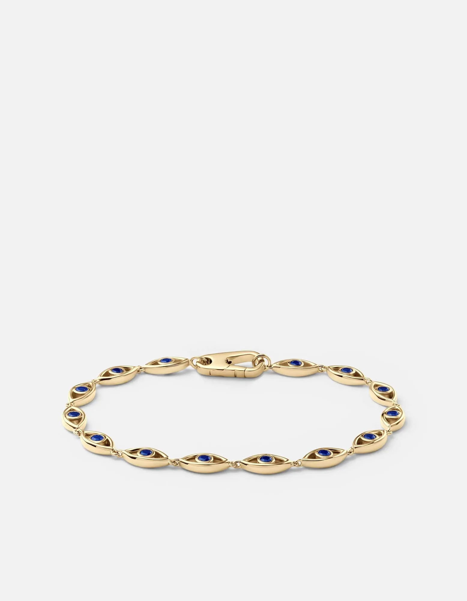 Evil Eye Bracelet, Gold Vermeil/Spinels sold by Miansai