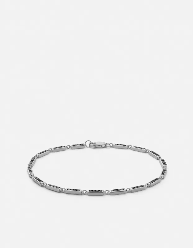 Totem Onyx Bracelet, Sterling Silver sold by Miansai