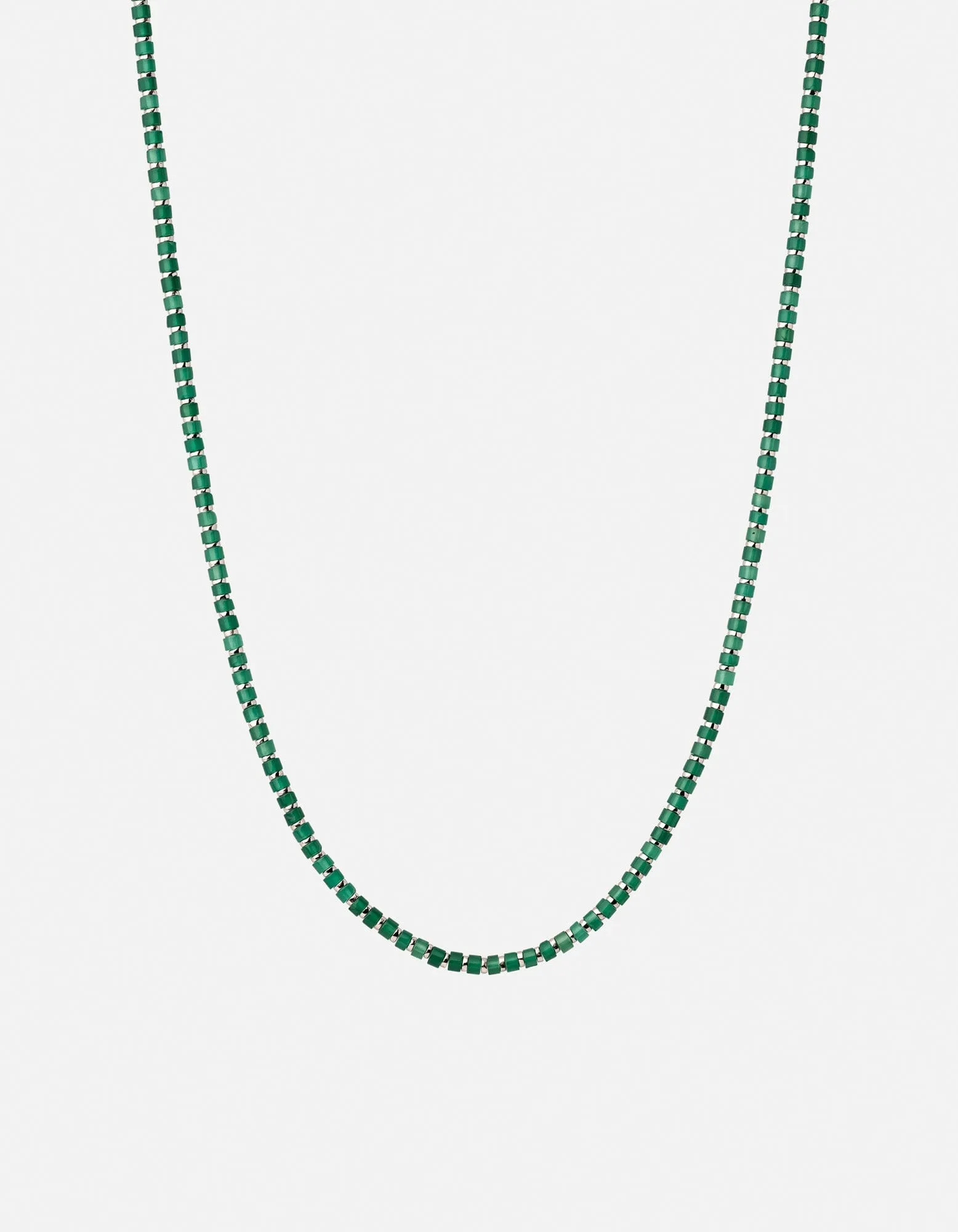 Kato Agate Necklace, Sterling Silver sold by Miansai