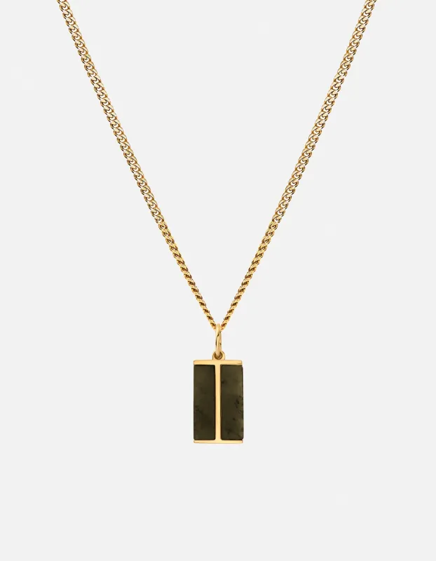 Duo Jasper Necklace, Gold Vermeil sold by Miansai