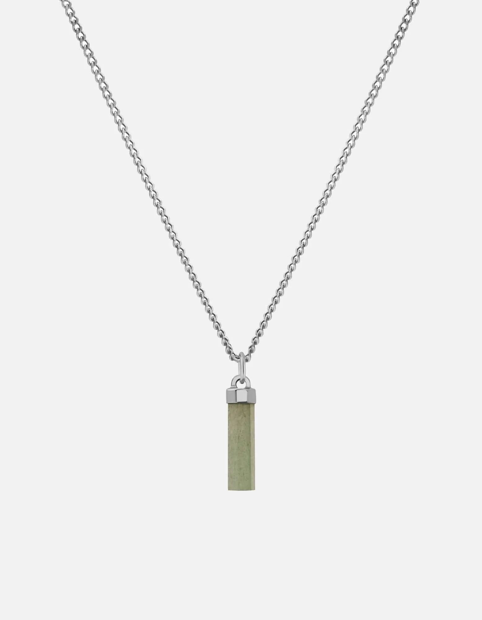 Remi Aventurine Necklace, Sterling Silver sold by Miansai