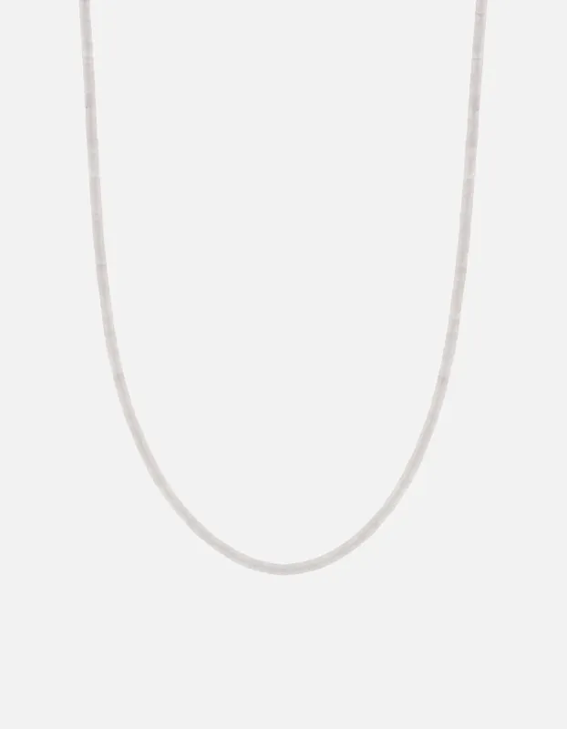 Zane Moonstone Necklace, Sterling Silver sold by Miansai