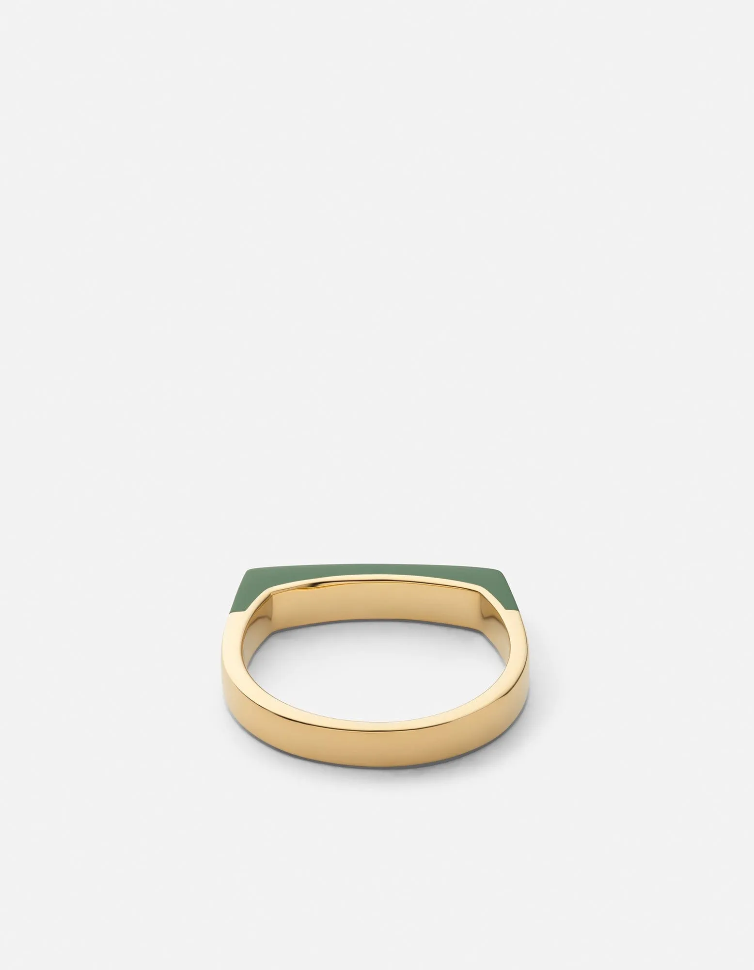Silas Ring, Gold Vermeil/Green sold by Miansai product image thumbnail 2