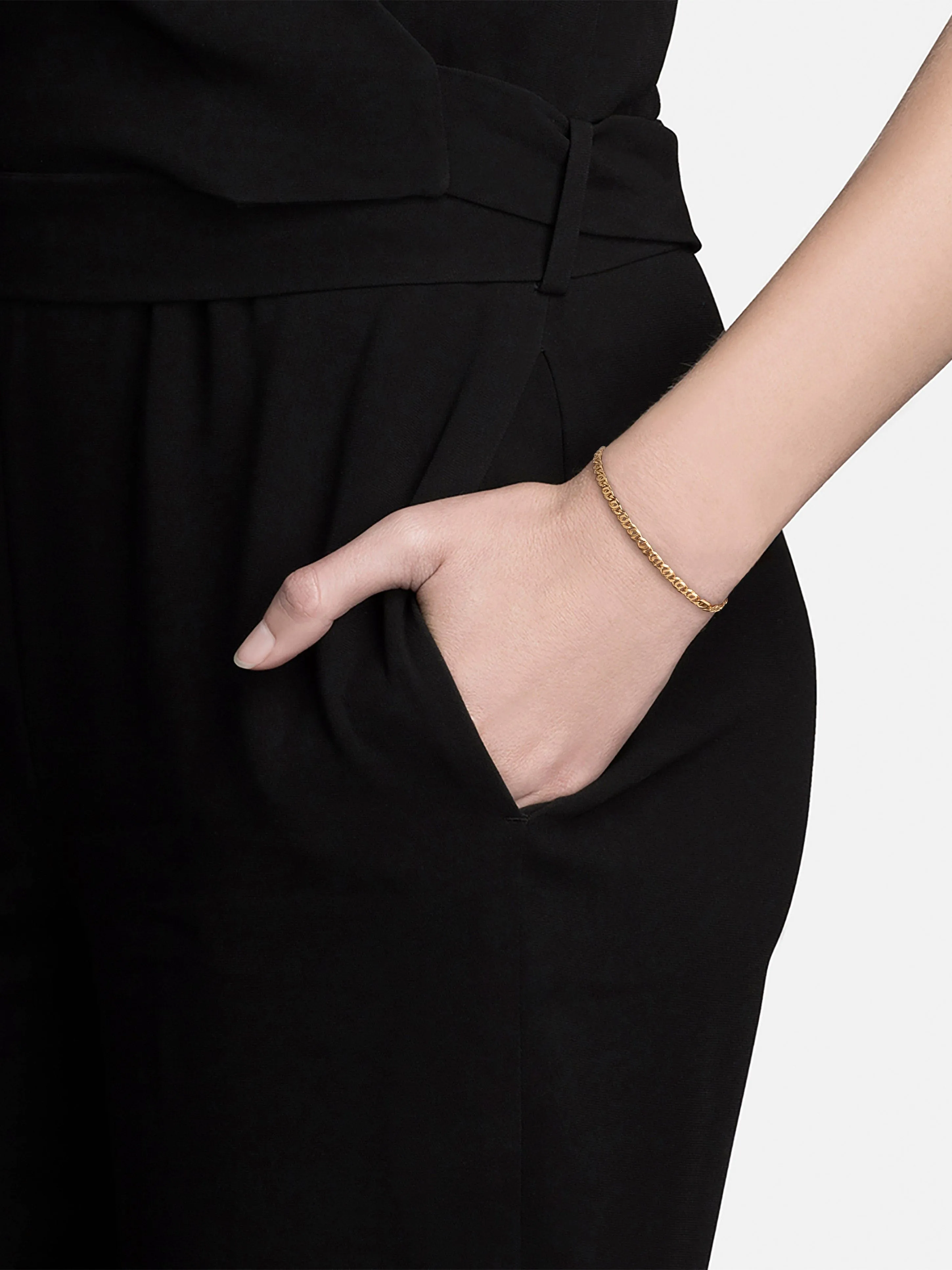 Flat Pyper Bracelet, Gold Vermeil sold by Miansai product image thumbnail 3