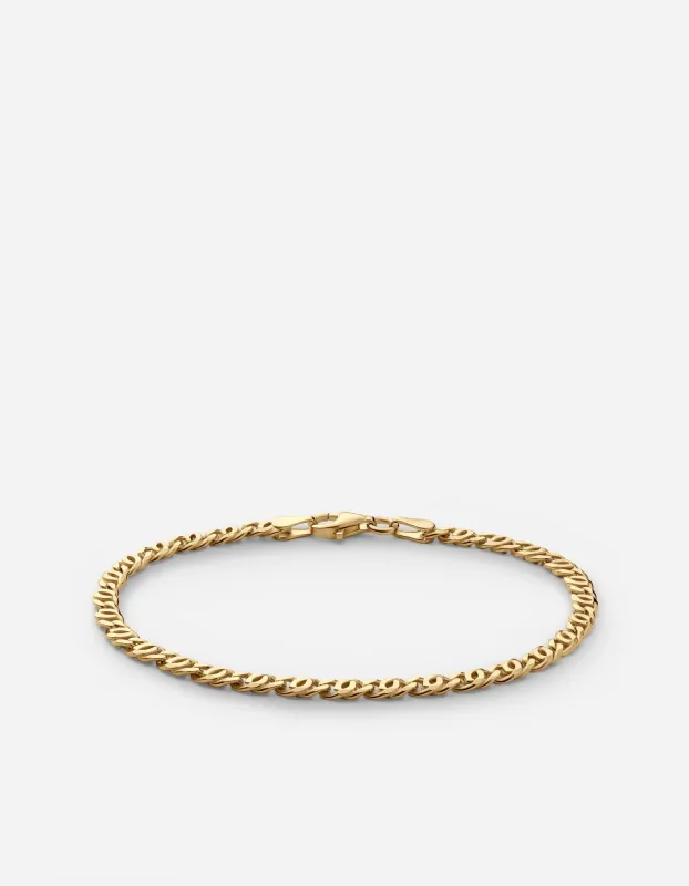 Flat Pyper Bracelet, Gold Vermeil sold by Miansai