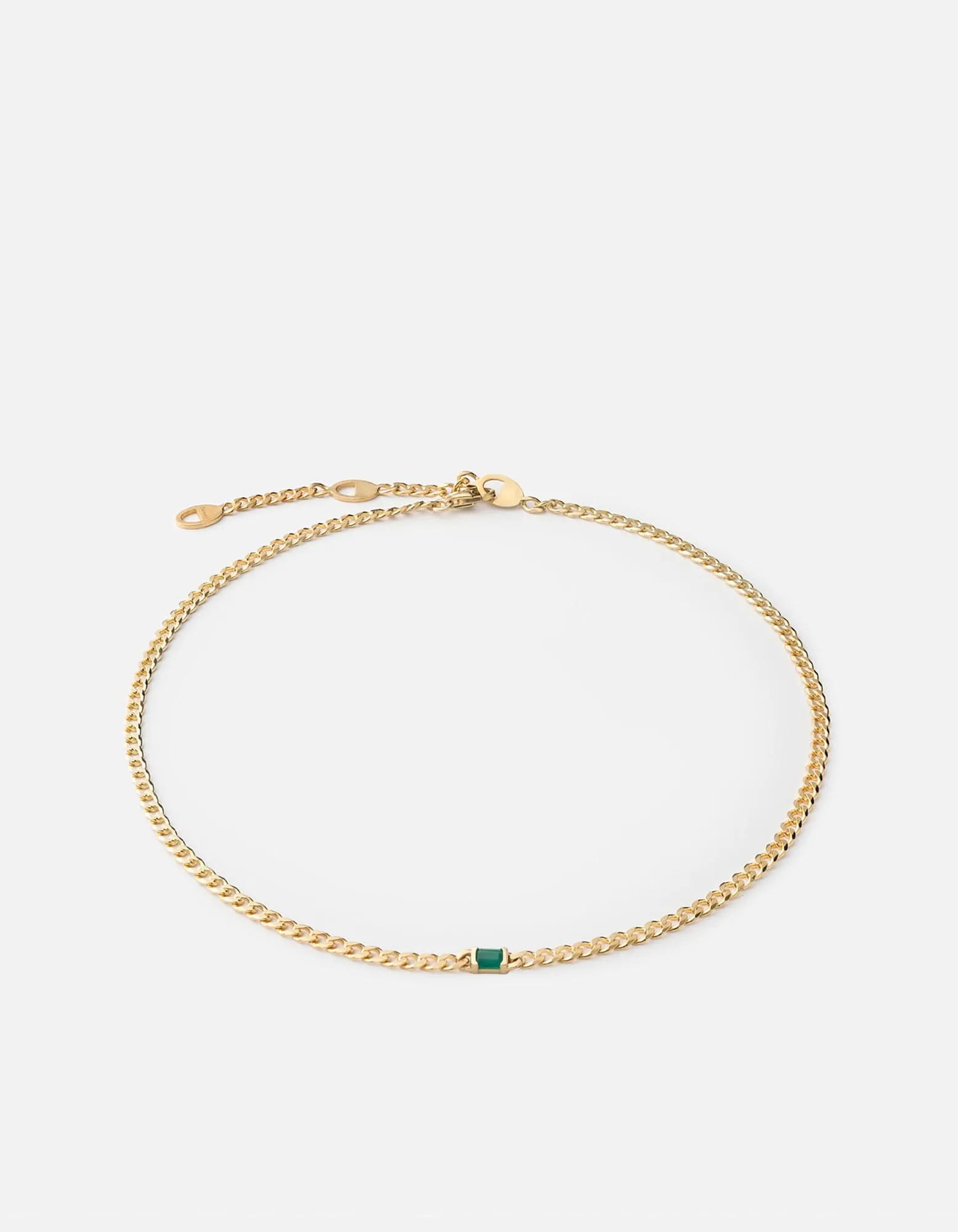Lyra Emerald Choker, Gold Vermeil sold by Miansai