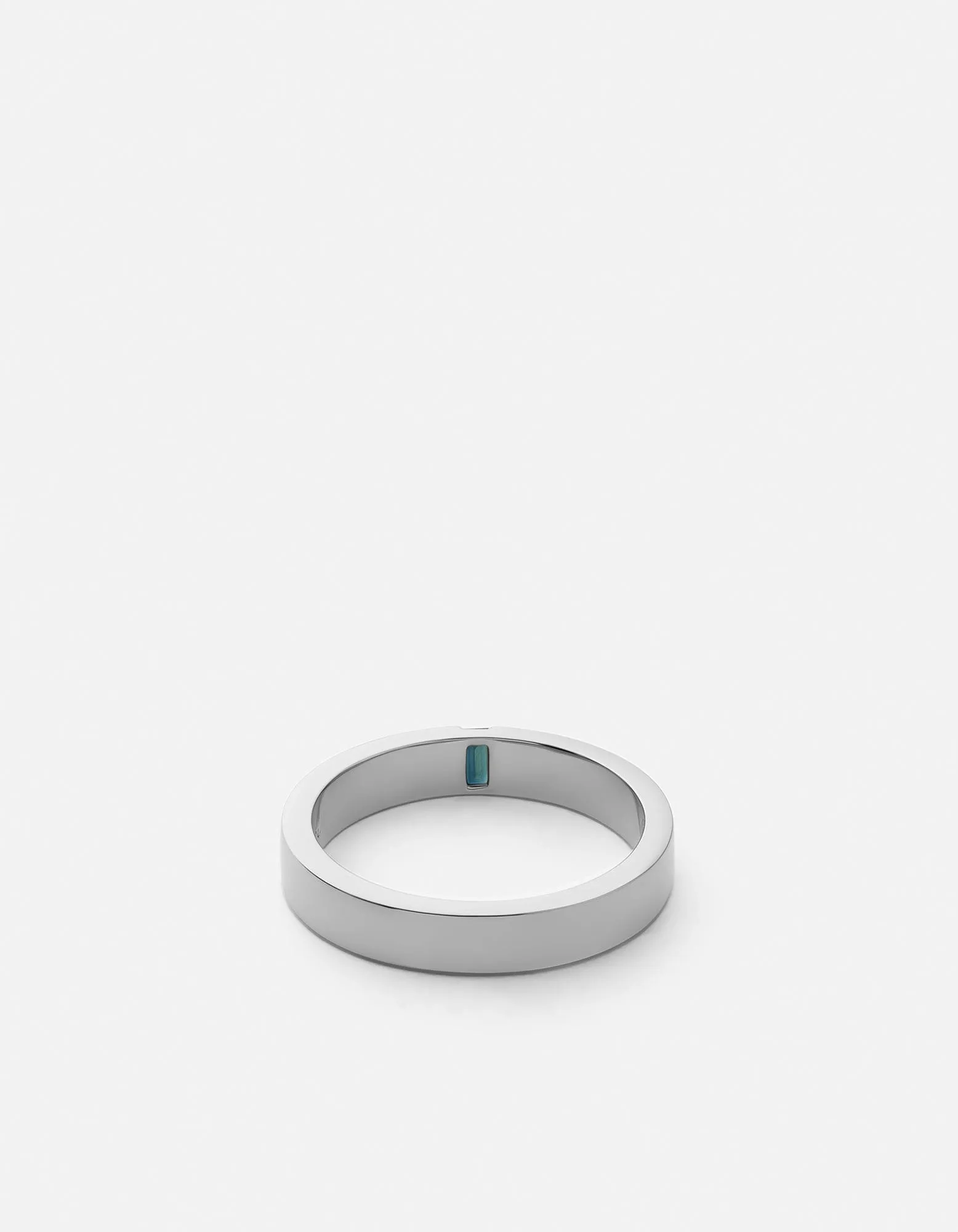 4mm Sapphire Baguette Band, Sterling Silver sold by Miansai product image thumbnail 2