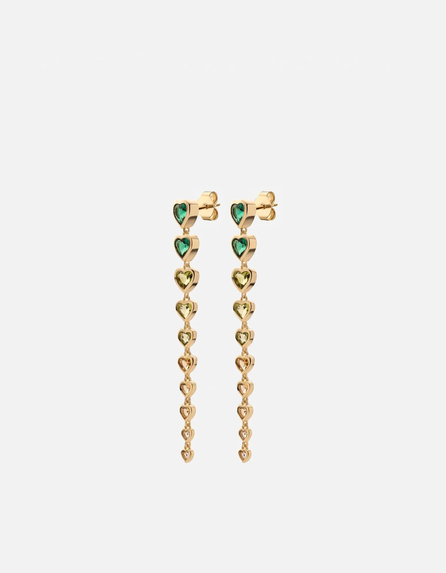 Tali Multi Heart Earrings, Gold Vermeil sold by Miansai product image thumbnail 2