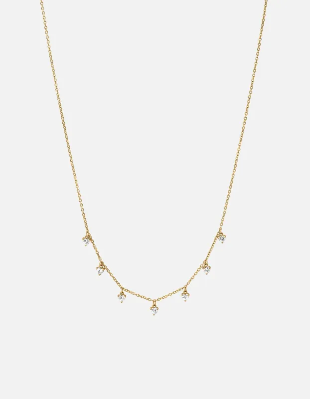 Adora Heart Choker, Gold Vermeil/Sapphire sold by Miansai