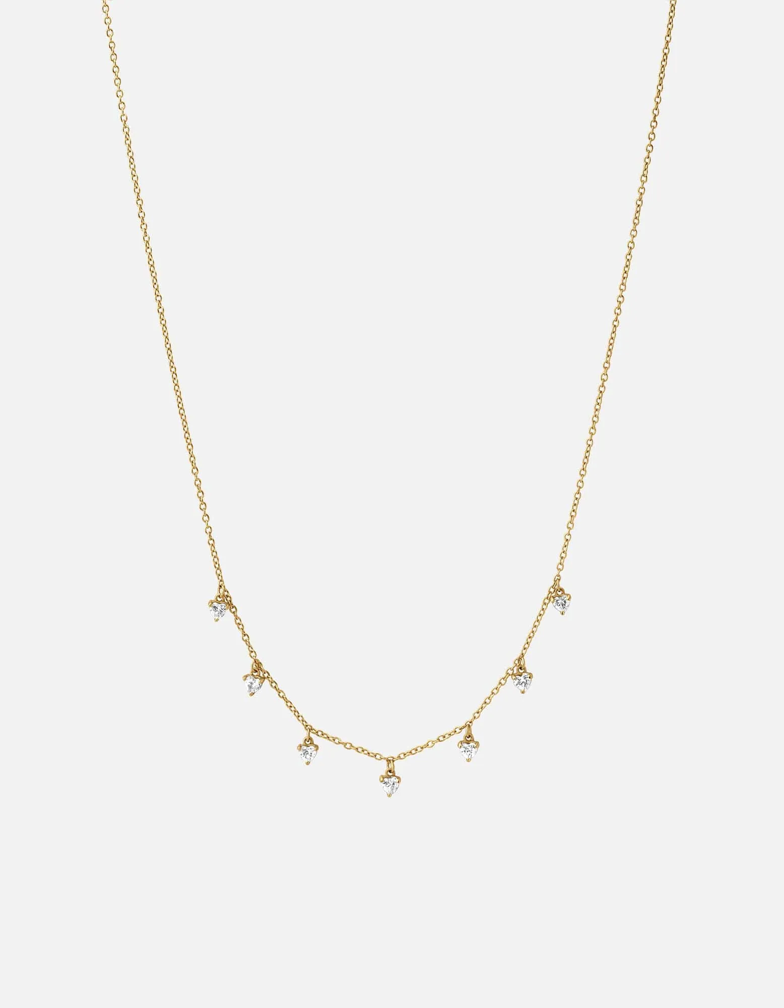 Adora Heart Choker, Gold Vermeil/Sapphire sold by Miansai