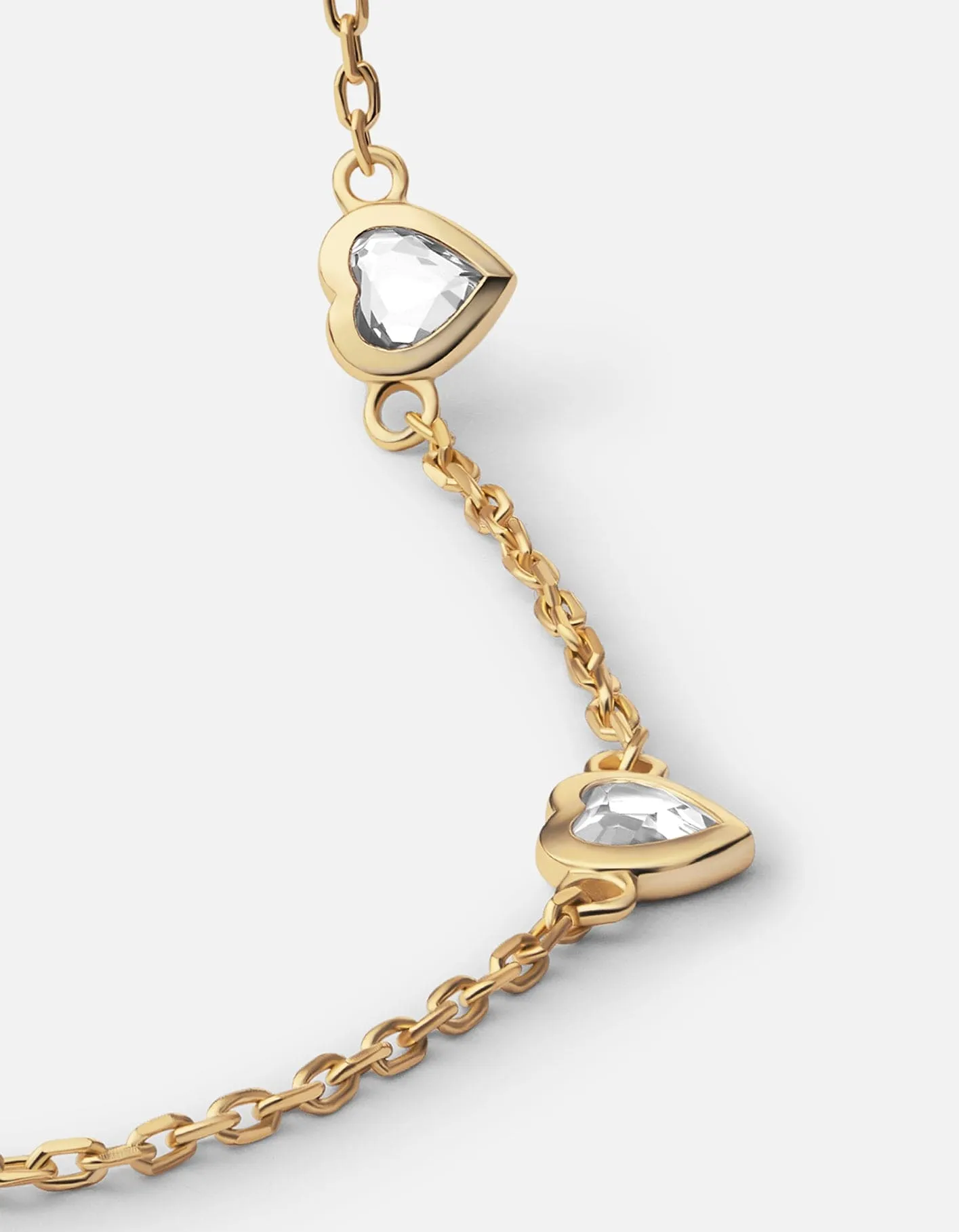 Amore Topaz Heart Choker, Gold Vermeil sold by Miansai product image thumbnail 2