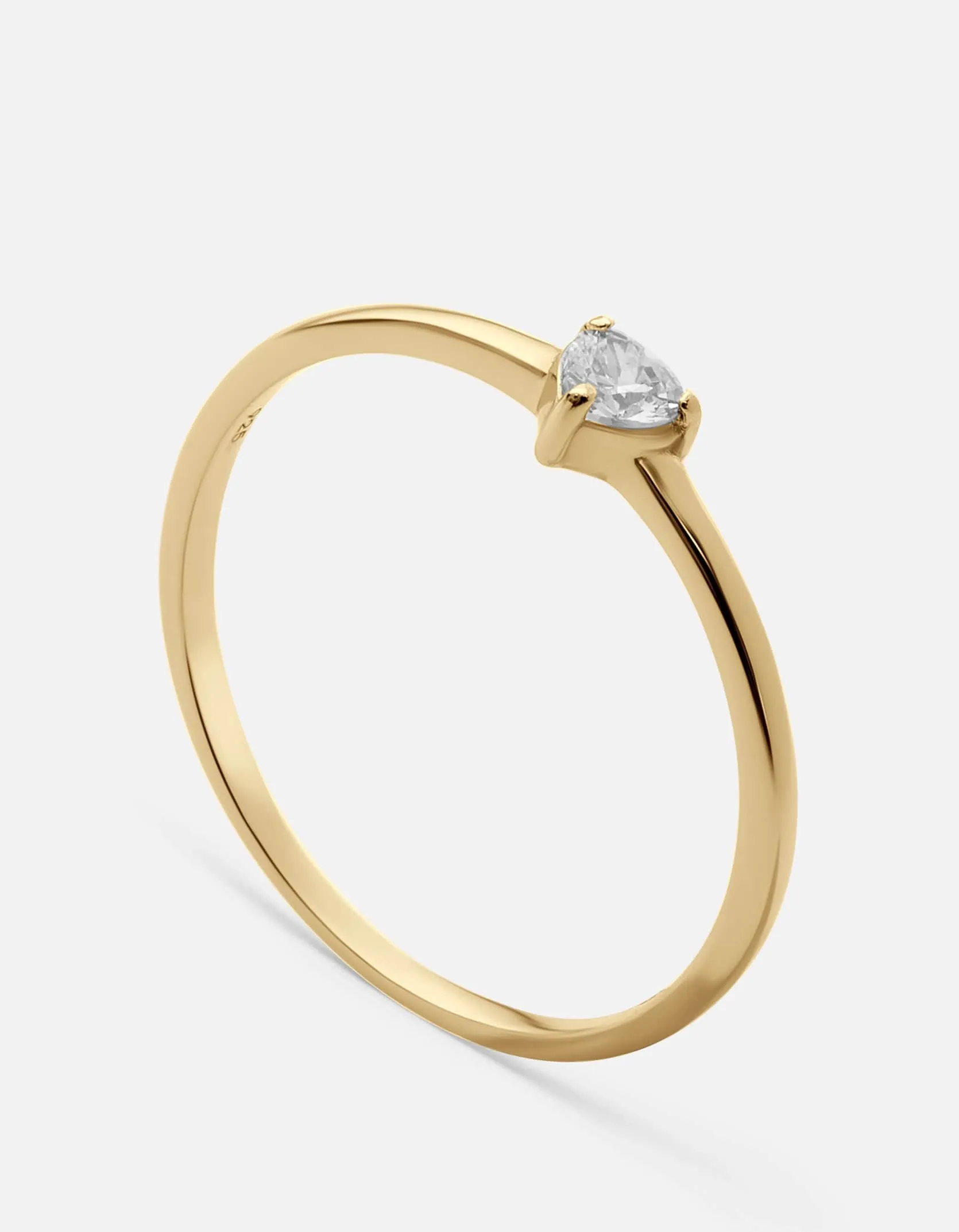 Adora Heart Ring, Gold Vermeil/Sapphire sold by Miansai product image thumbnail 3