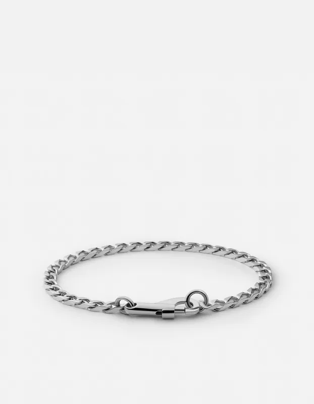 4mm Snap Chain Bracelet, Sterling Silver sold by Miansai
