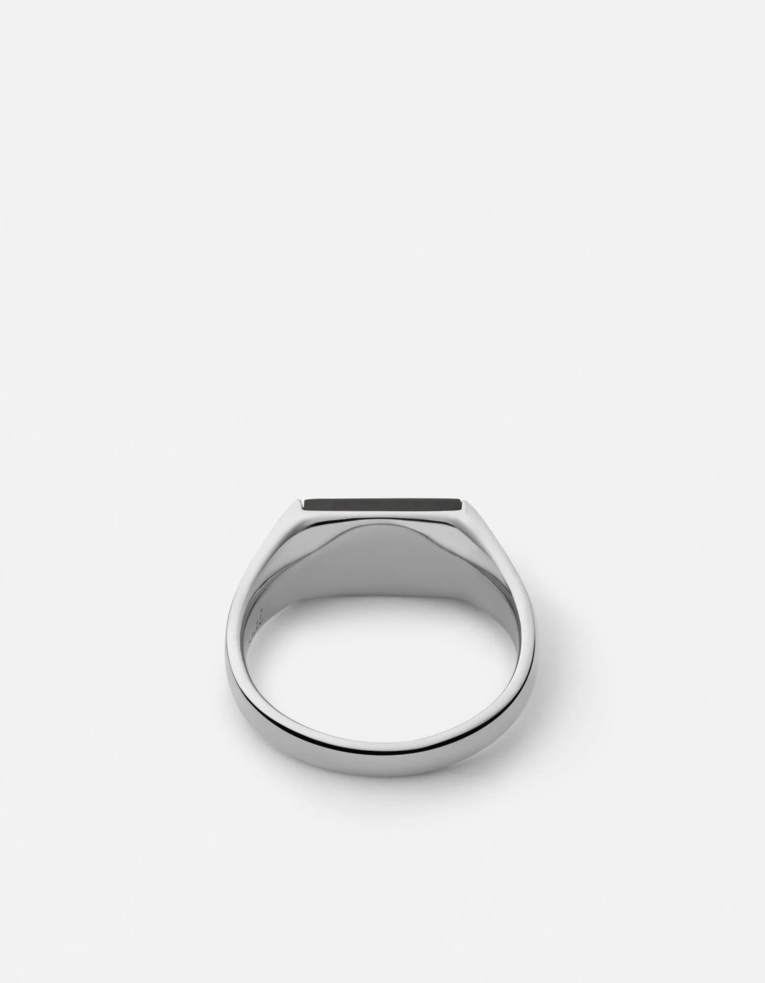 Duo Onyx Ring, Sterling Silver sold by Miansai product image thumbnail 2