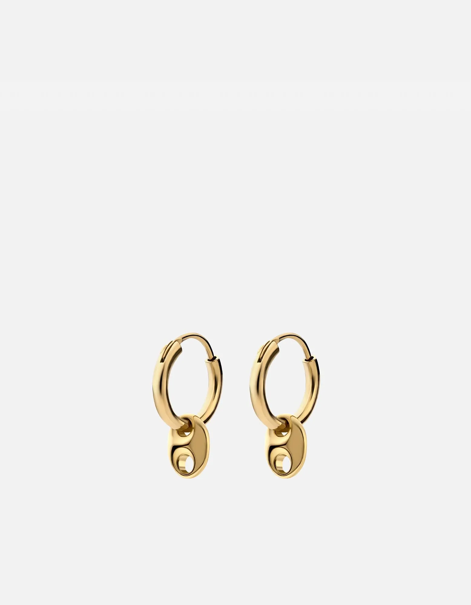 Pyper Huggie Earrings, Gold Vermeil sold by Miansai