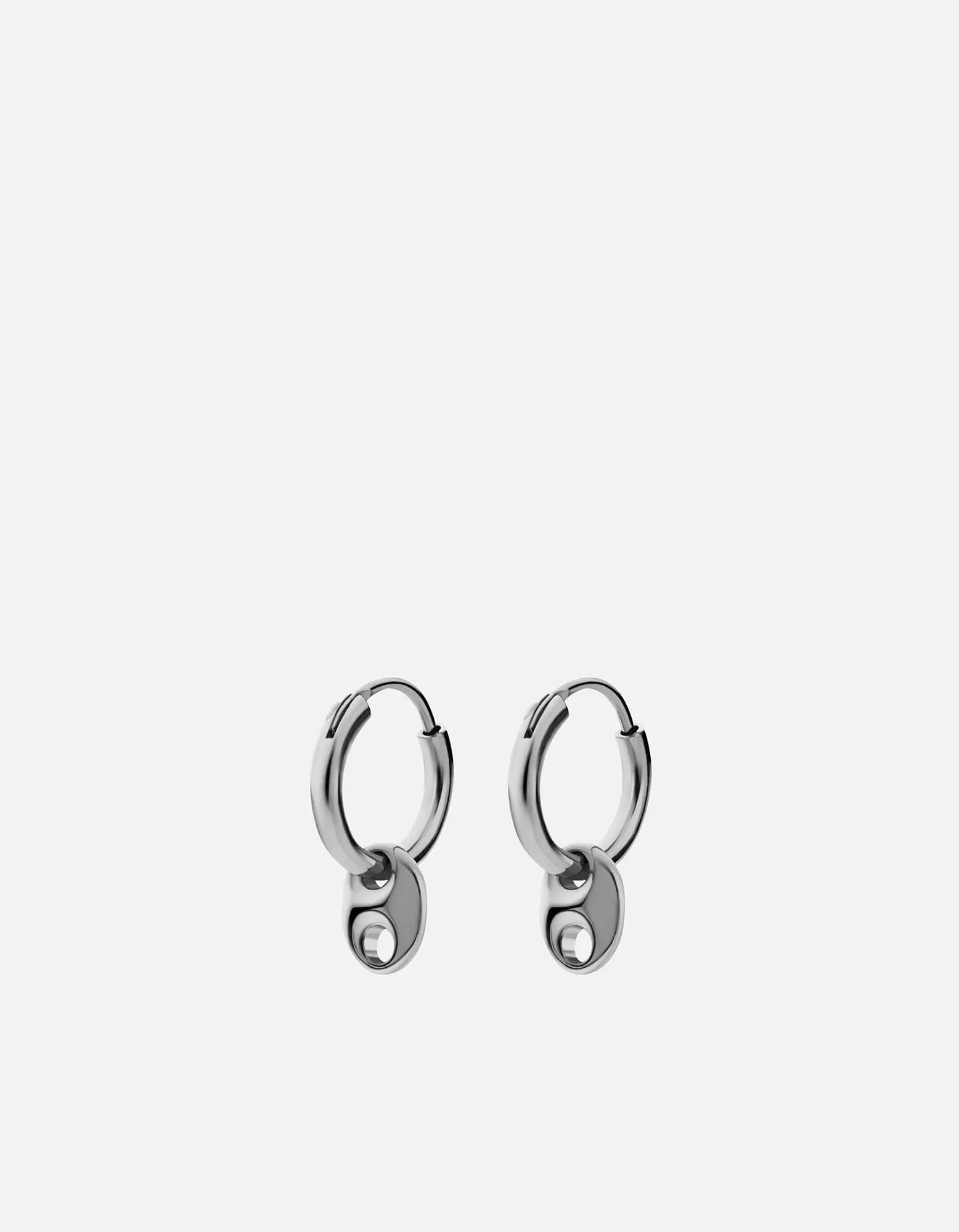 Pyper Huggie Earrings, Sterling Silver sold by Miansai