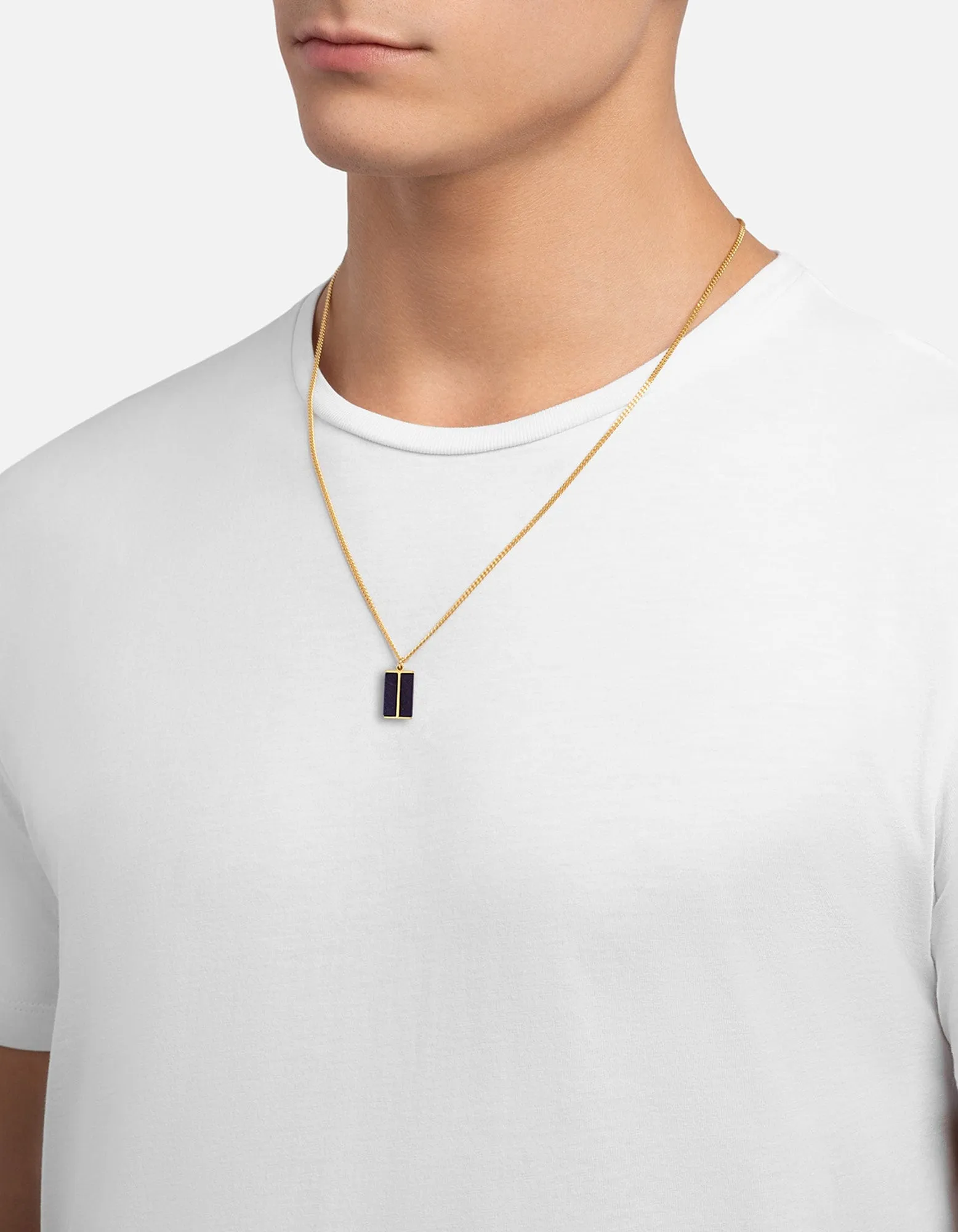 Duo Lapis Necklace, Gold Vermeil sold by Miansai product image thumbnail 3