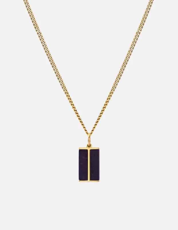 Duo Lapis Necklace, Gold Vermeil sold by Miansai