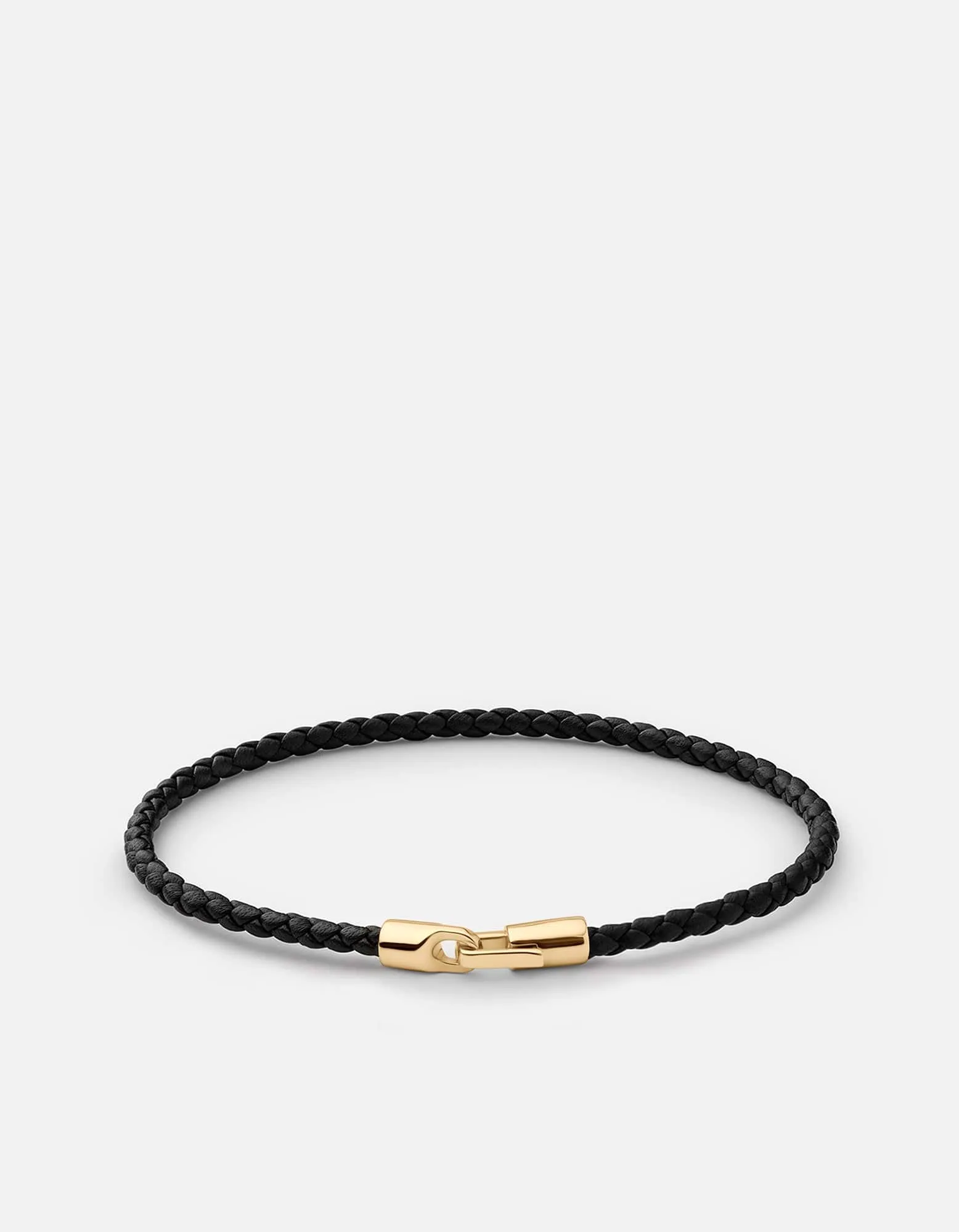 Cruz Leather Bracelet, Gold Vermeil / Brown sold by Miansai product image thumbnail 5