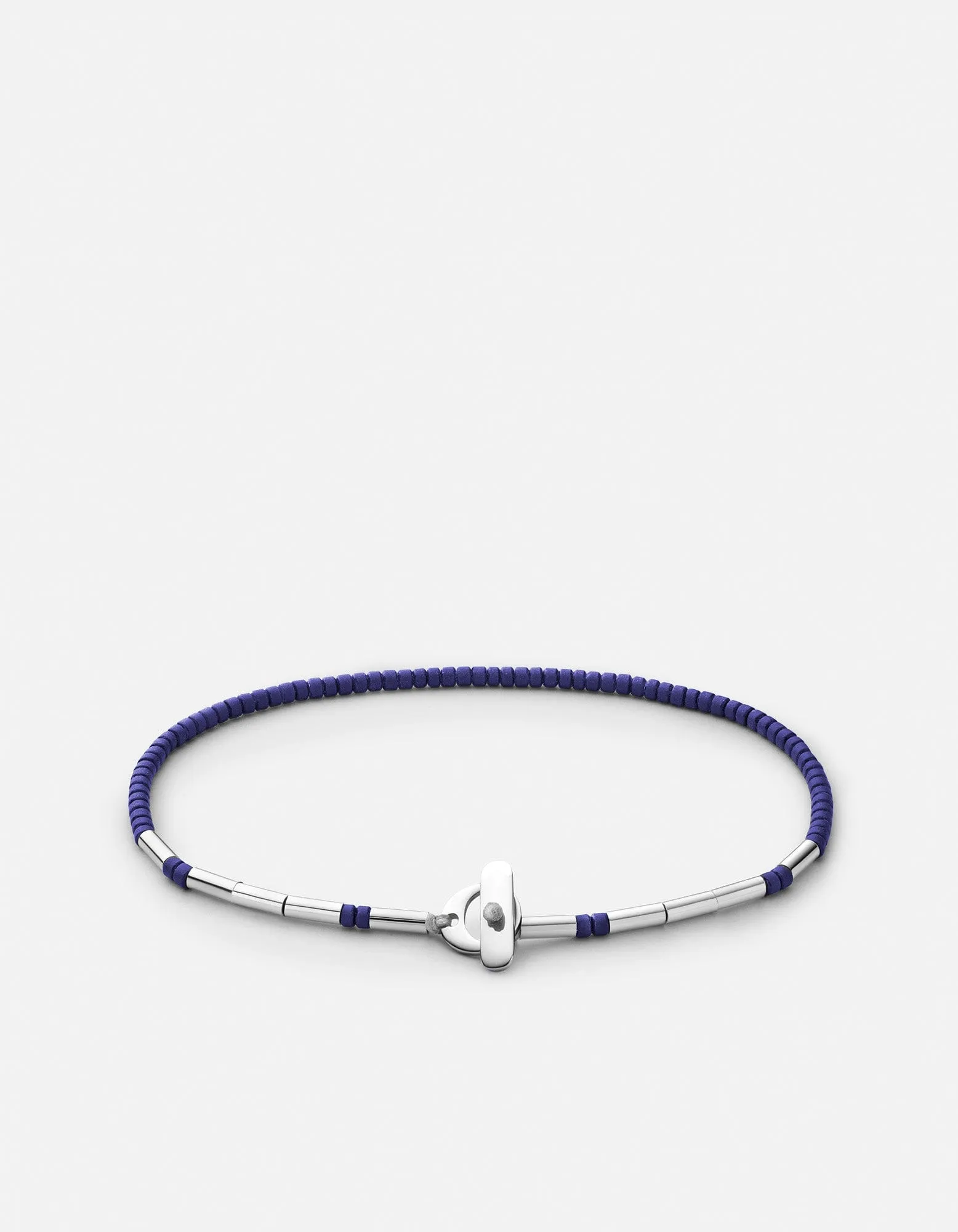 Kiran Lapis Bracelet, Sterling Silver sold by Miansai