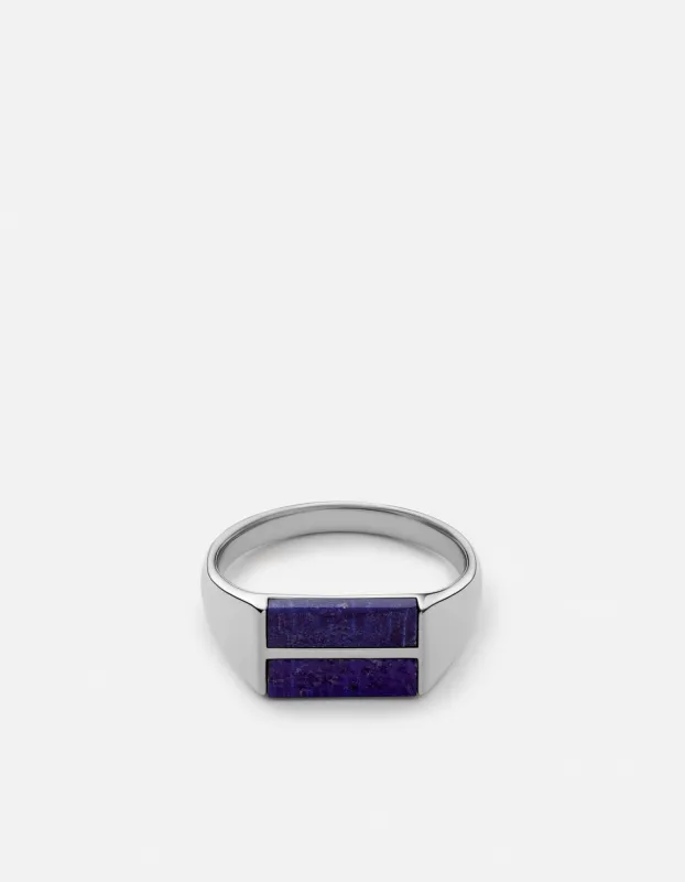 Duo Lapis Ring, Sterling Silver sold by Miansai